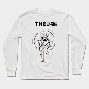 The Power Within Yourself Girl Circuit Long Sleeve T-Shirt